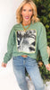 Vogue Santa Crewneck Graphic Sweatshirt *