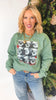 Oh What Fun Santa Crewneck Graphic Sweatshirt