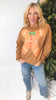 Gingerbread Body Crewneck Graphic Sweatshirt