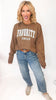 The Favorite Child Brown Crewneck Graphic Sweatshirt