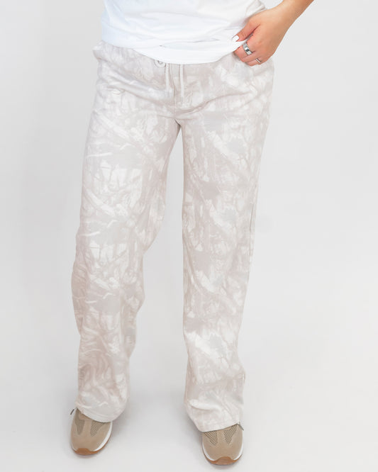 Fleece Mid Rise Camo Stright Leg Pants (2 COLORS) *DEAL*