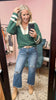 Relaxed Fit Game Day Color Half Zip Knit Sweater (2 COLORS) | LOVLOV *LA LIVE PREORDER