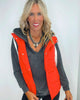 Red Switch Puffer Vest w/ 2 Detachable Hoodies | SALTY WAVE *DEAL* START SHIP DATE: LATE NOV