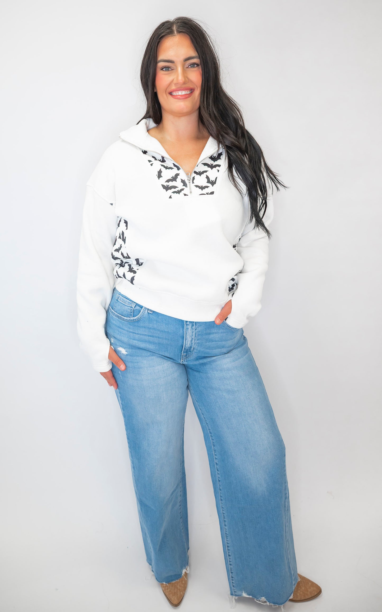 The Haunted Delaney Half-Zip Pullover | SALTY WAVE *START SHIP DATE: OCT 20TH (DEAL)