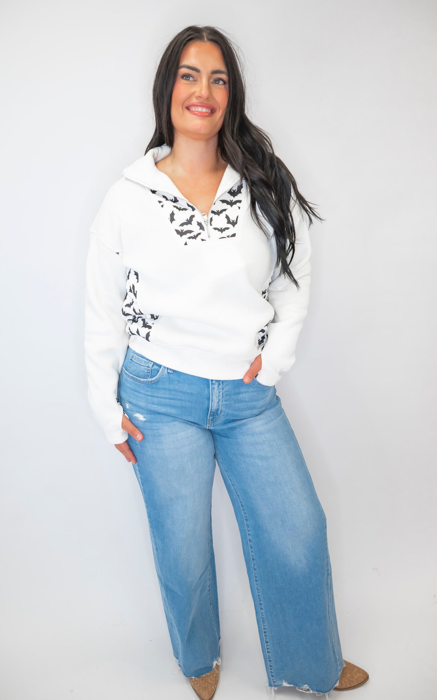 The Haunted Delaney Half-Zip Pullover | SALTY WAVE *START SHIP DATE: OCT 20TH (DEAL)