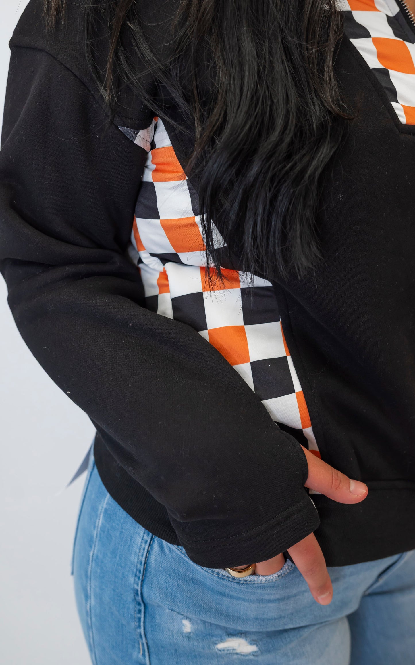 The Checkmate Spooky Delaney Half-Zip Pullover | SALTY WAVE *START SHIP DATE: OCT 20TH (DEAL)