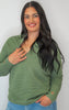 On Repeat Olive Half-Zip Pullover | SALTY WAVE *PREORDER - START SHIP DATE OCT 25TH