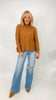 Mock Neck Boxy Pullover Sweater Top (2 COLORS)