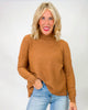 Mock Neck Boxy Pullover Sweater Top (2 COLORS)