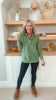 On Repeat Olive Half-Zip Pullover | SALTY WAVE *PREORDER - START SHIP DATE OCT 25TH