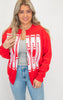 WISCO State Custom Sweatshirt Cardigan