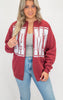 BAMA State Custom Sweatshirt Cardigan