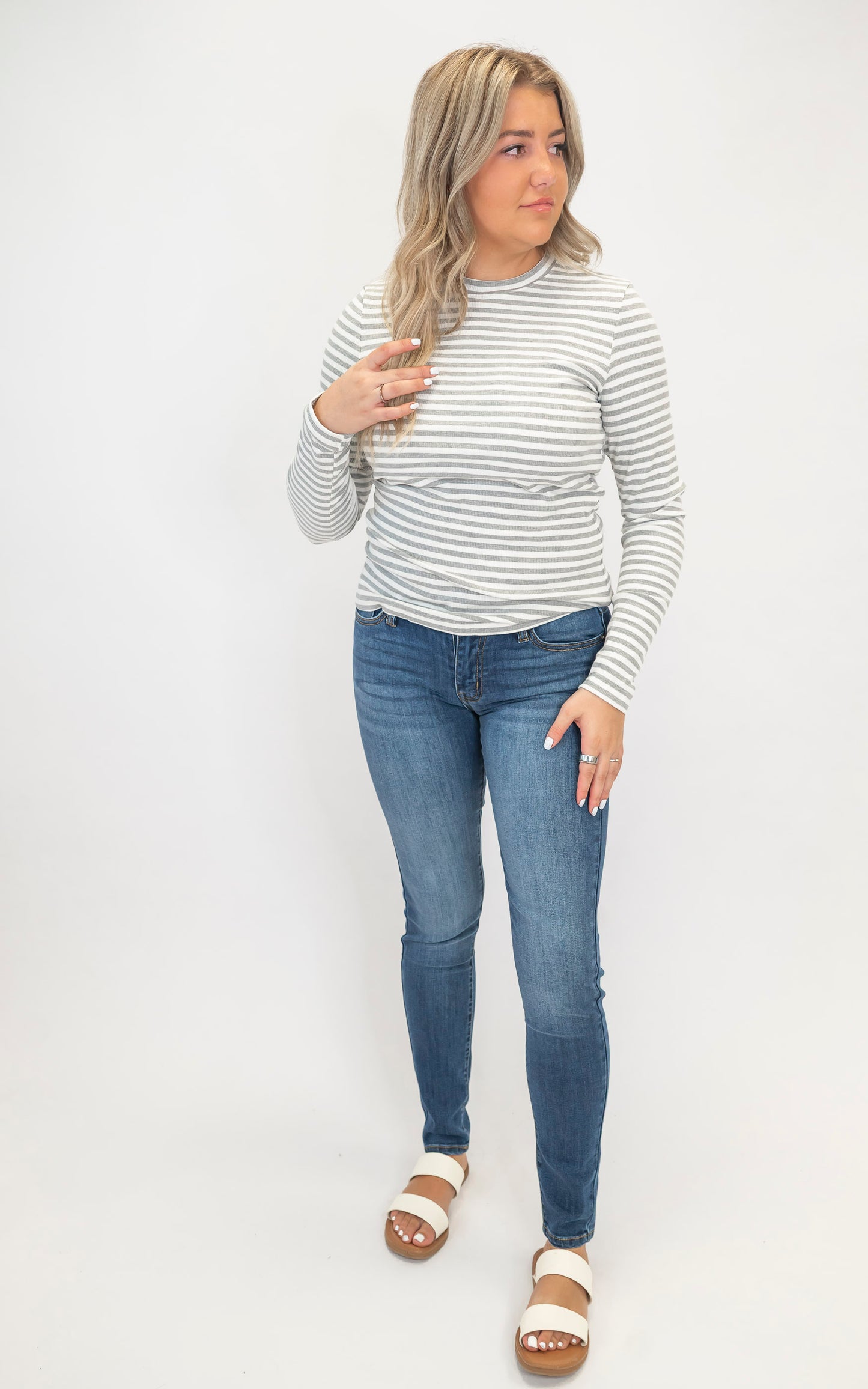 Must Have Striped Long Sleeve Top by Salty Wave (5 COLORS)