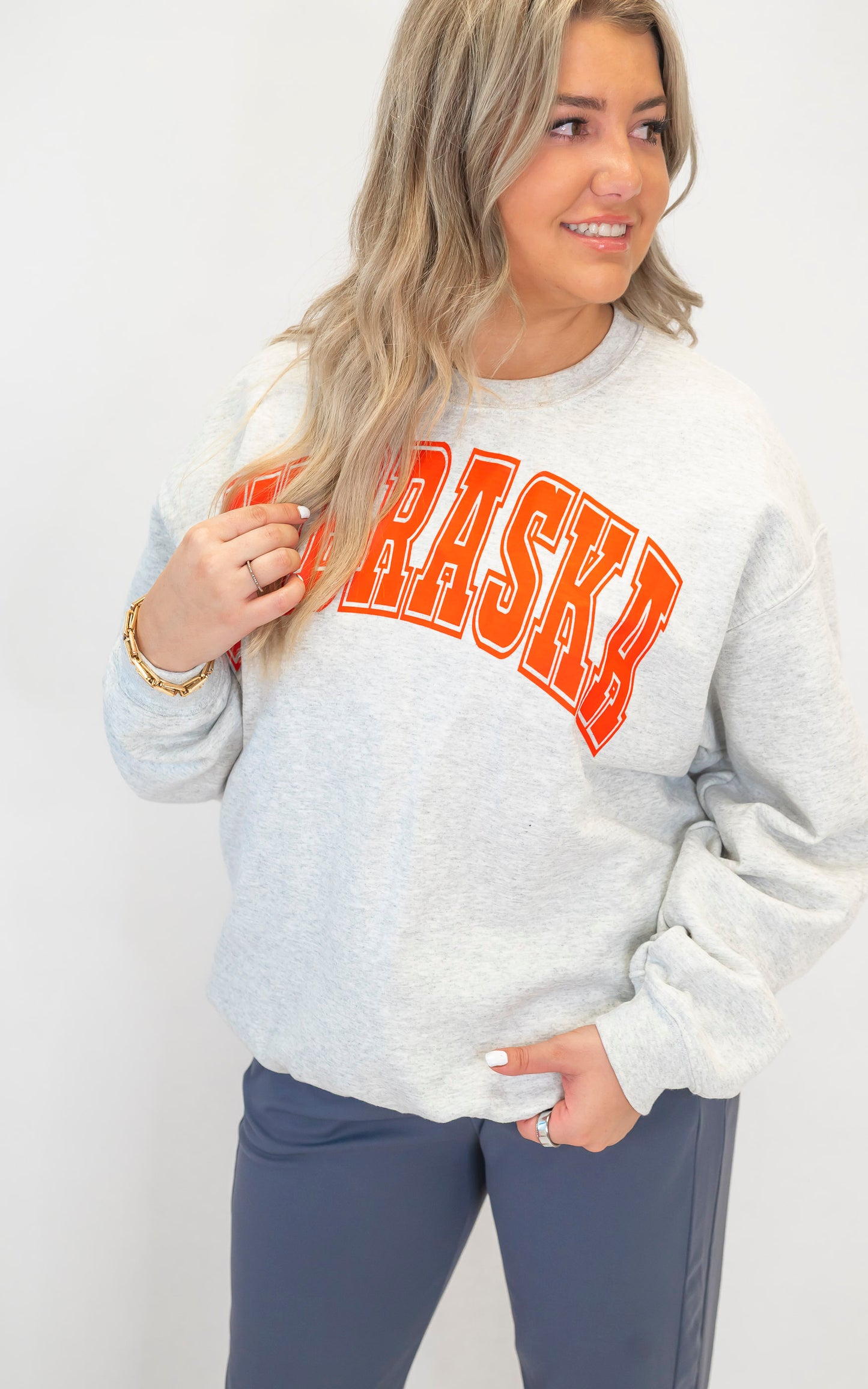 NEBRASKA Reversible Graphic Sweatshirt