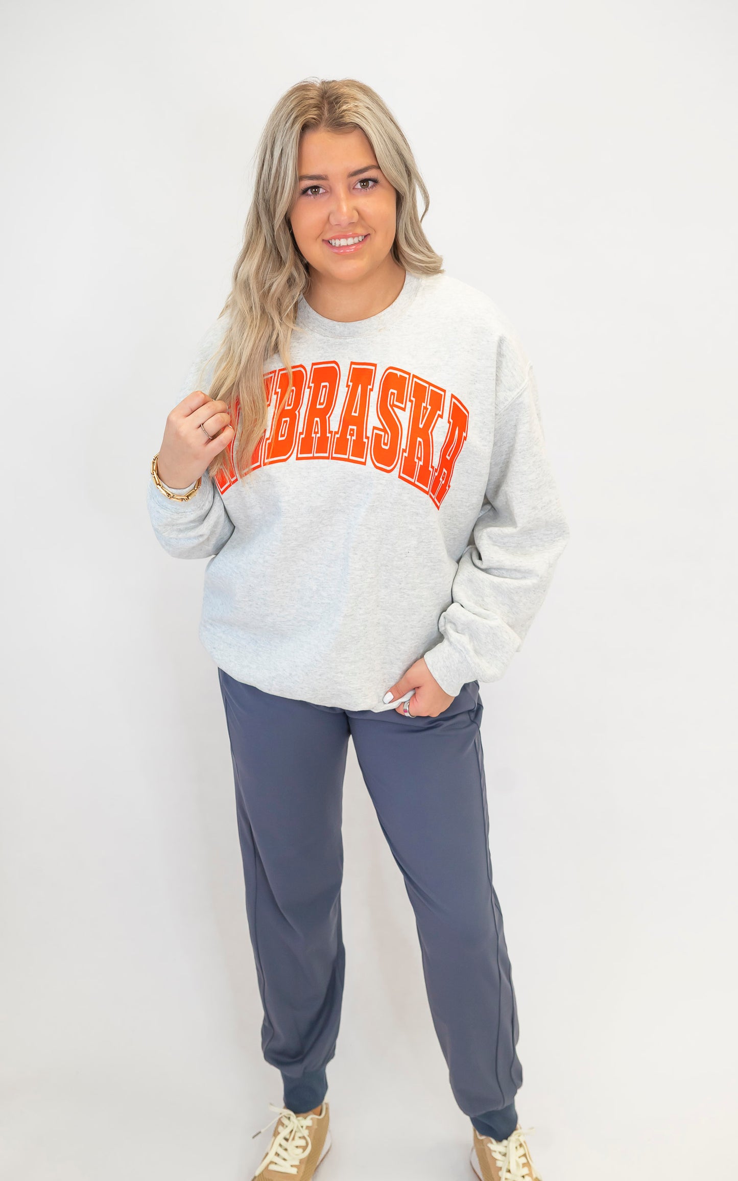 NEBRASKA Reversible Graphic Sweatshirt