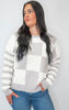 Checkmate Stripes Sweater| Salty Wave (3 COLORS)