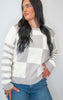 Checkmate Stripes Sweater| Salty Wave (3 COLORS)