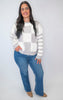Checkmate Stripes Sweater| Salty Wave (3 COLORS)