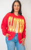 CYCLONES State Custom Sweatshirt Cardigan