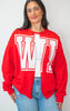 WISCONSIN State Custom Sweatshirt Cardigan