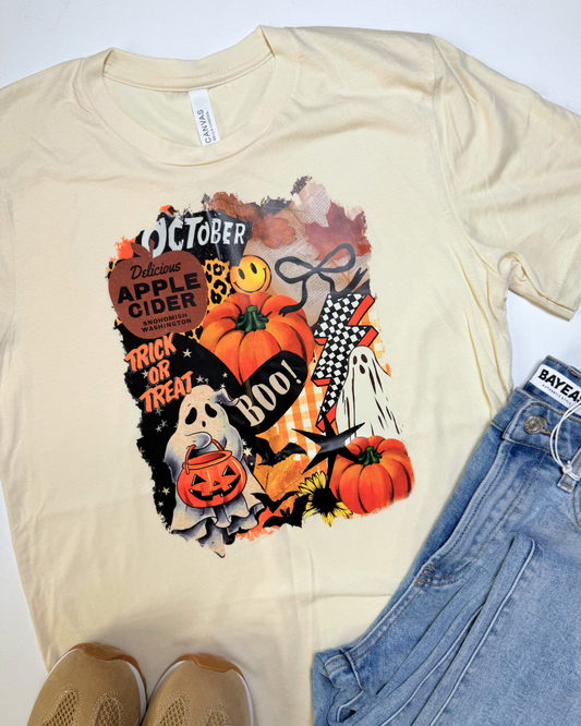 October Vibes Graphic T-shirt