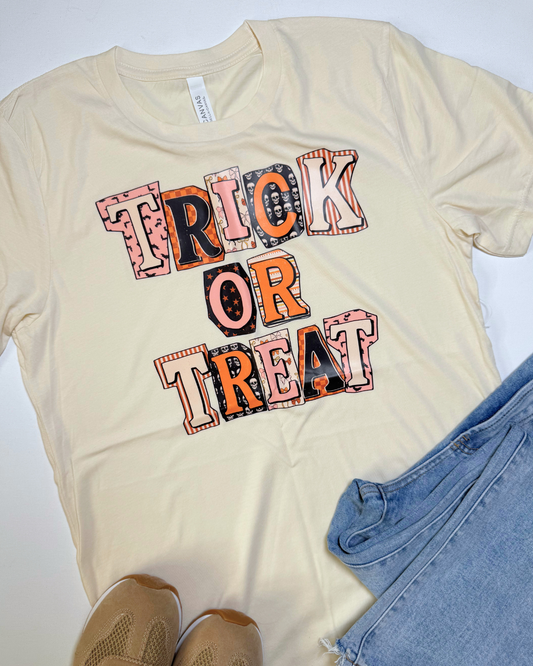 Halloween Trick or Treat Graphic T-shirt