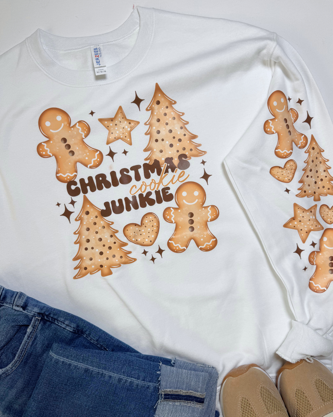 Cookie Junkie Christmas Graphic Sweatshirt