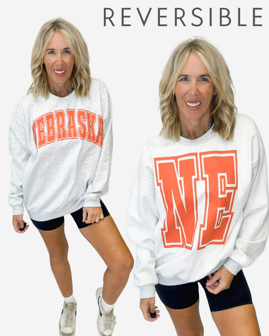 NEBRASKA Reversible Graphic Sweatshirt