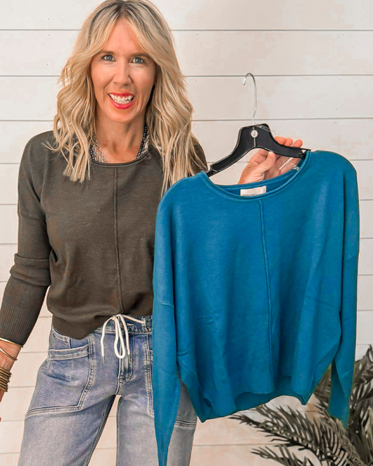 The Dreamer Round Neck Sweater | ZENANA DEAL