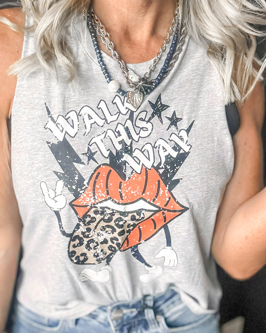 Walk This Way Muscle Tank