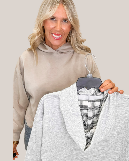 Cropped Pullover Hoodie
