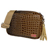 Bubble Gator Chocolate Uptown Bag | MAKEUP JUNKIE *30A SEPT COMING SOON