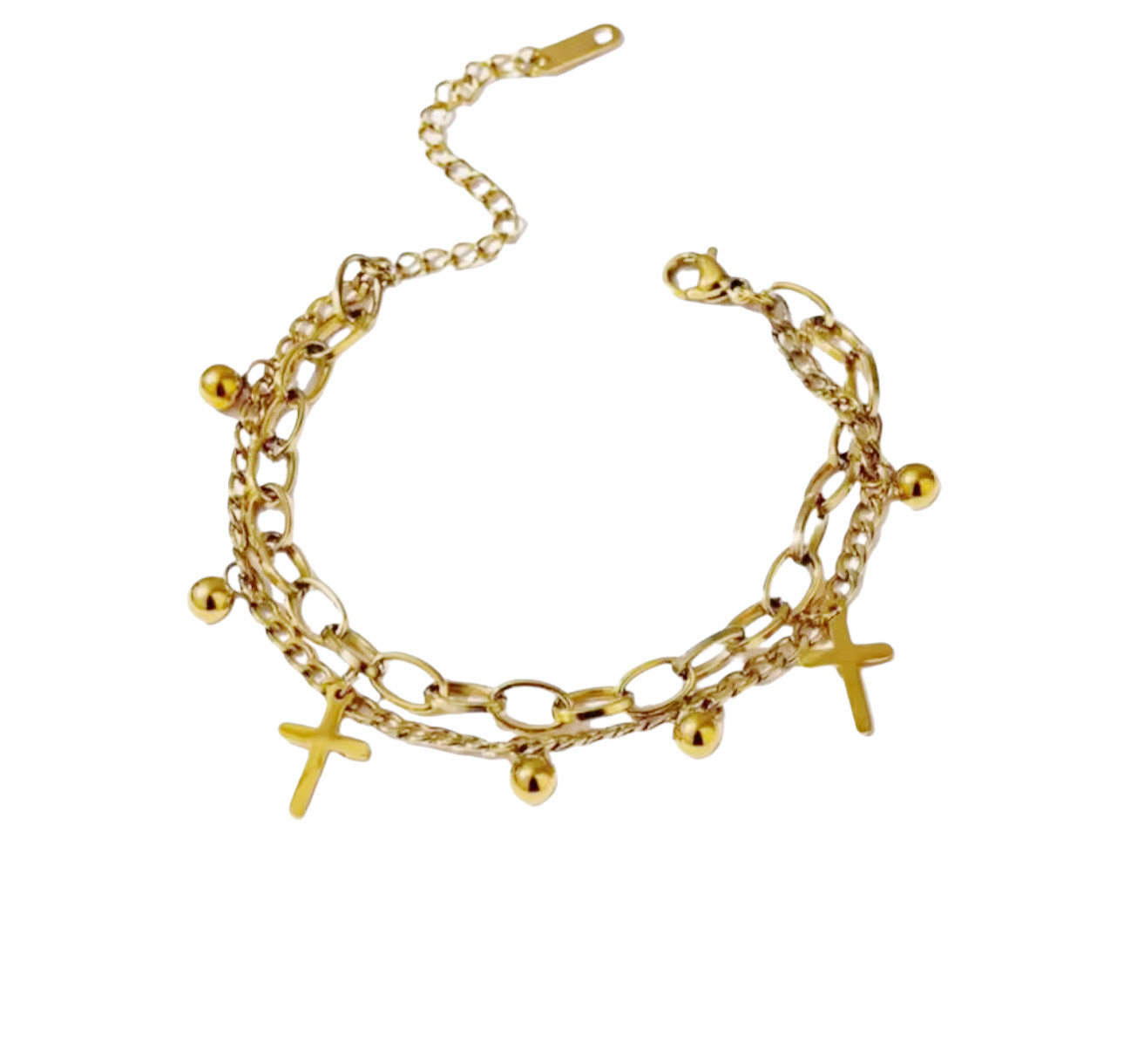 Cross Charm Bracelet *30A OCTOBER LIVE PREORDER