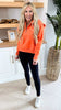 The Ava Everyday Orange Hoodie by Salty Wave