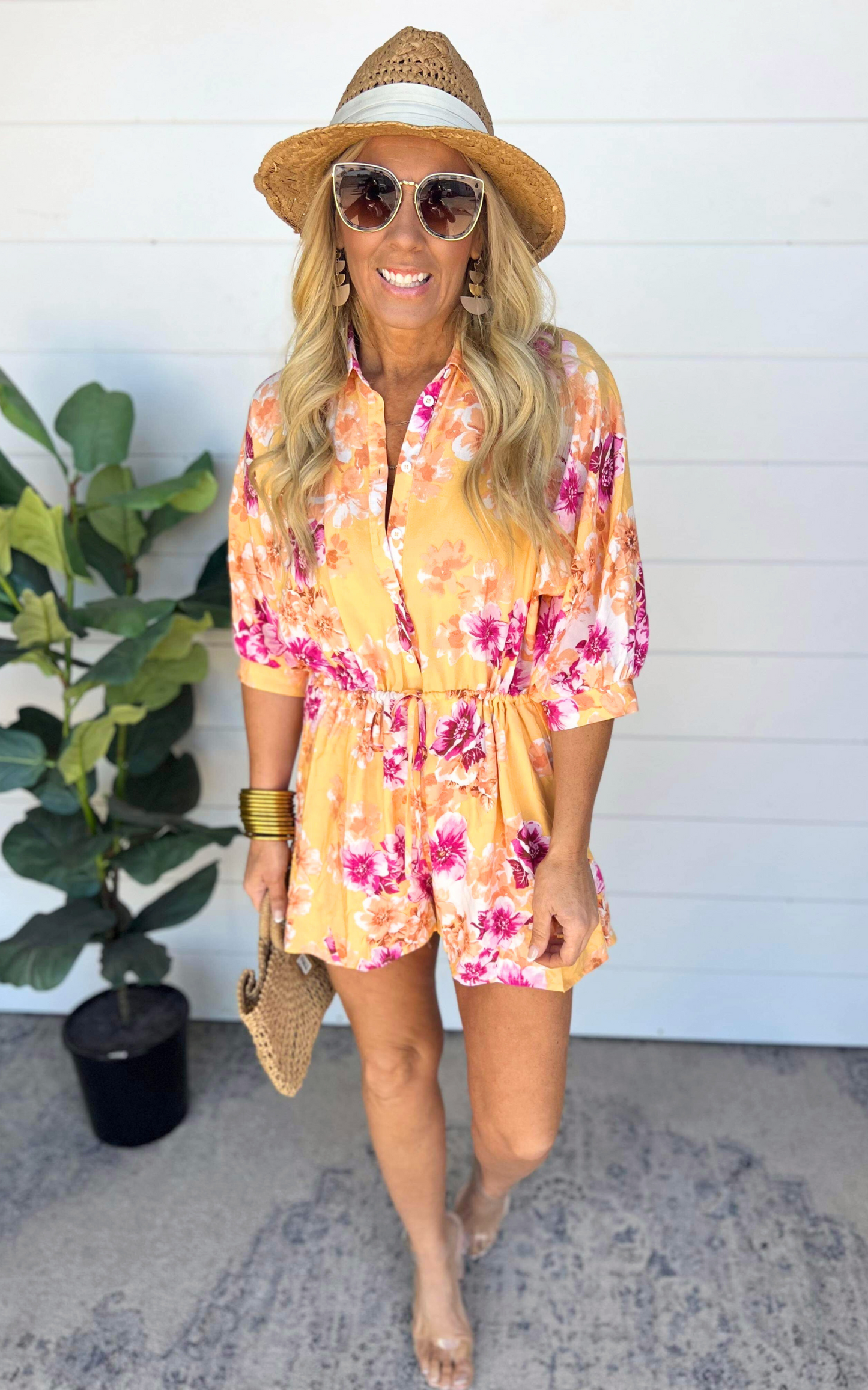 Sunkissed Floral Romper