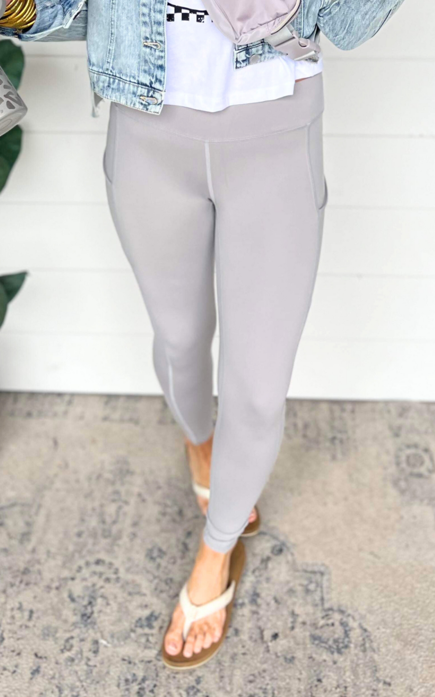 Nylon Full Length Leggings | Rae Mode - Final Sale