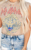 Def Leppard Pyromania Cropped Tank Top