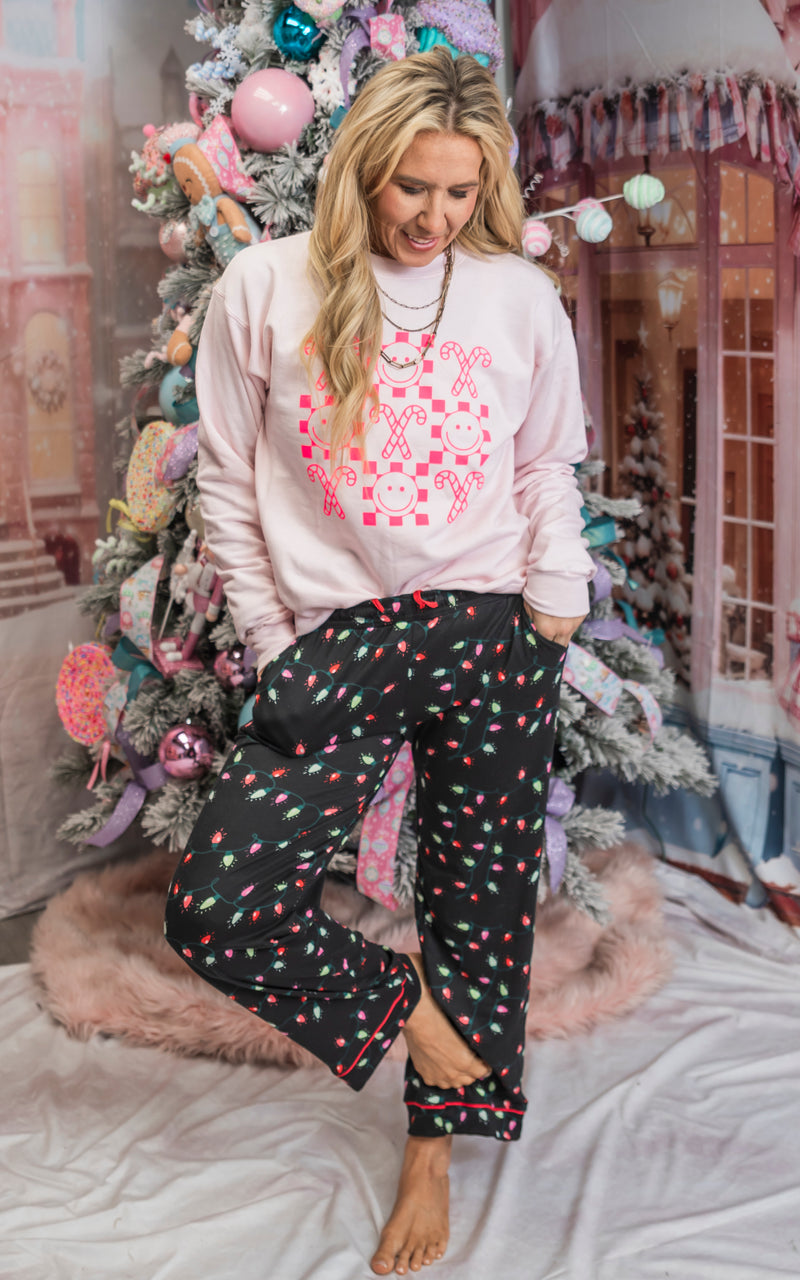 Very Merry Hello Mello Holiday Pajama Pants