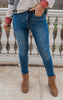 The Julianne High Rise Ankle Skinny Denim Jean | Mica - Final Sale