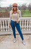 The Julianne High Rise Ankle Skinny Denim Jean | Mica - Final Sale