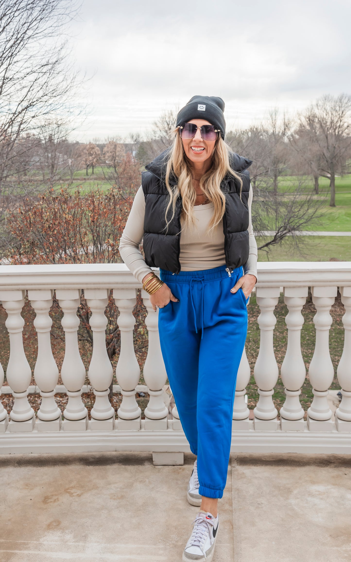 royal blue joggers 