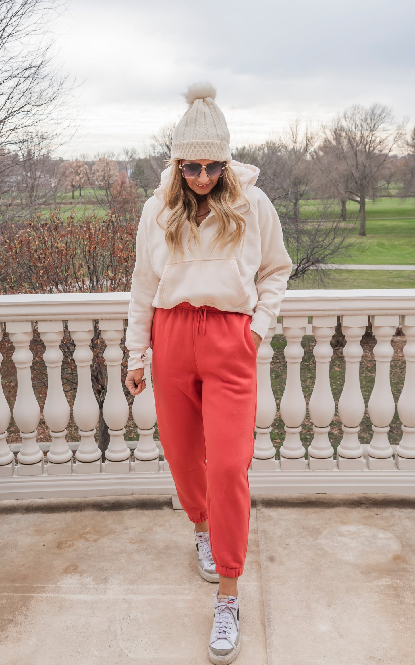 Coral Fleece Billow Jogger Pants