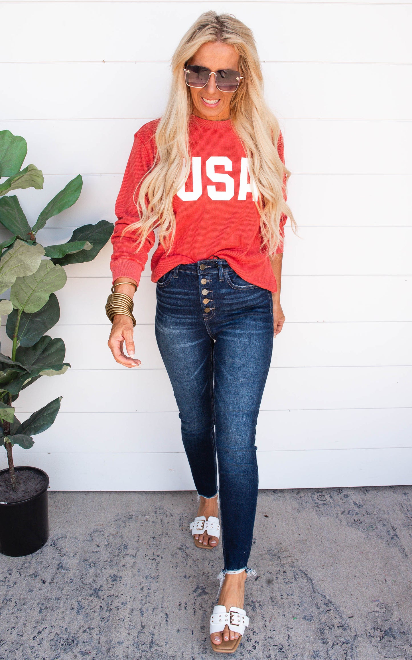 USA Thermal Sweatshirt | FINAL SALE