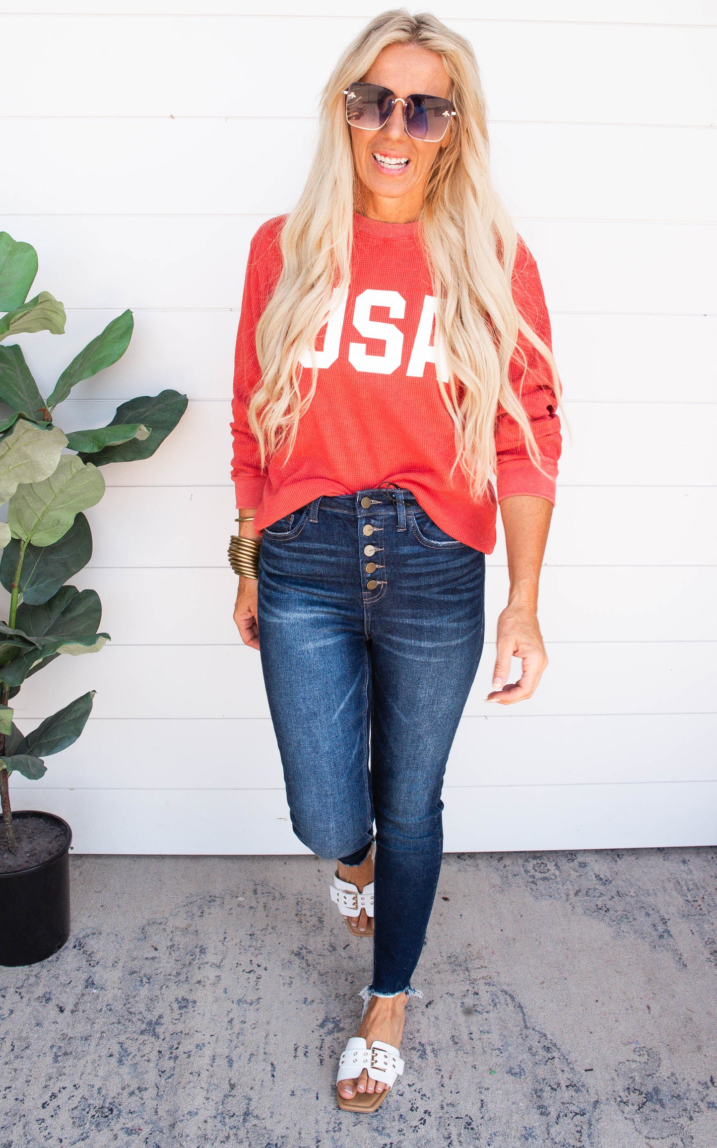 USA Thermal Sweatshirt | FINAL SALE