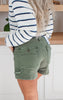 The Olive Super High Carpenter Shorts | MICA