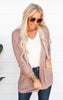 Loose Fit Open Front Cardigan