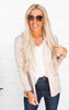 TAUPE Ever So Soft Open Front Cardigan