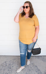 Luxe Rayon V-Neck Top - Part 2