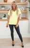 V-Neck Dolman Style Short Sleeve Blouse Top - Final Sale