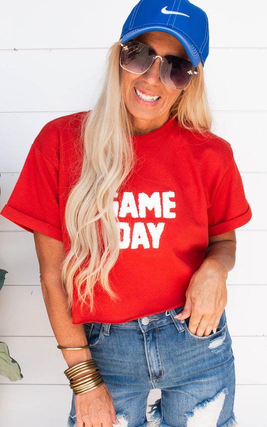 Game Day Flocking Terry T-Shirt